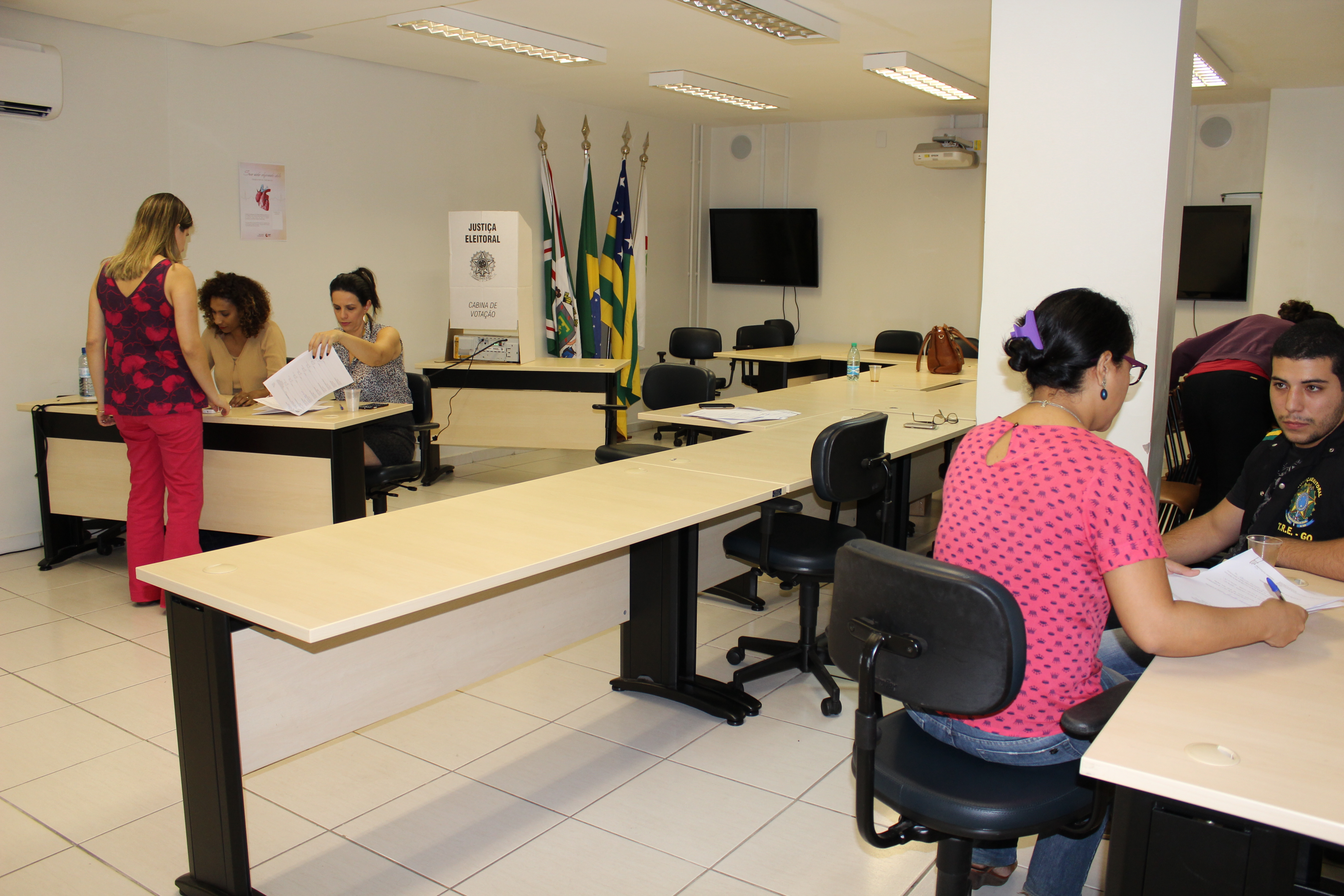 Sala de votação da reitoria